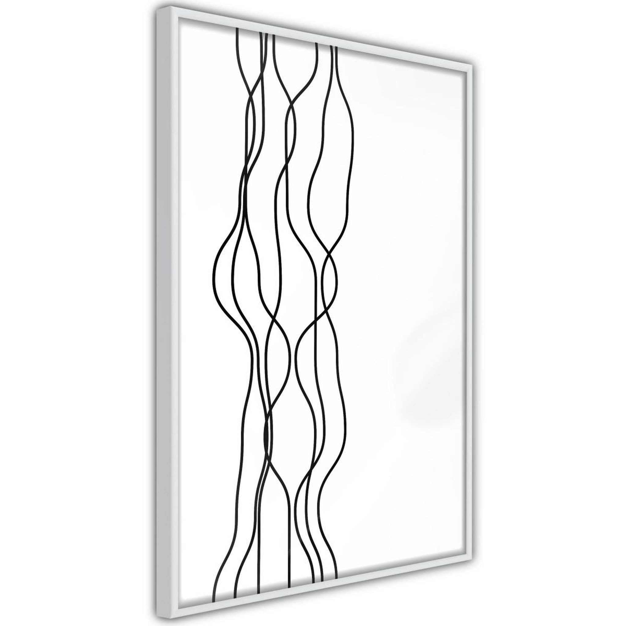 Paris Prix Affiche Murale Encadrée  Wavy Lines