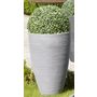 Voir la diapositive 1 : Pot Cylindrique gris clair imitation ciment