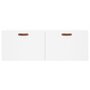 Voir la diapositive 5 : VIDAXL Armoire murale blanc 100x36,5x35 cm bois d'ingenierie
