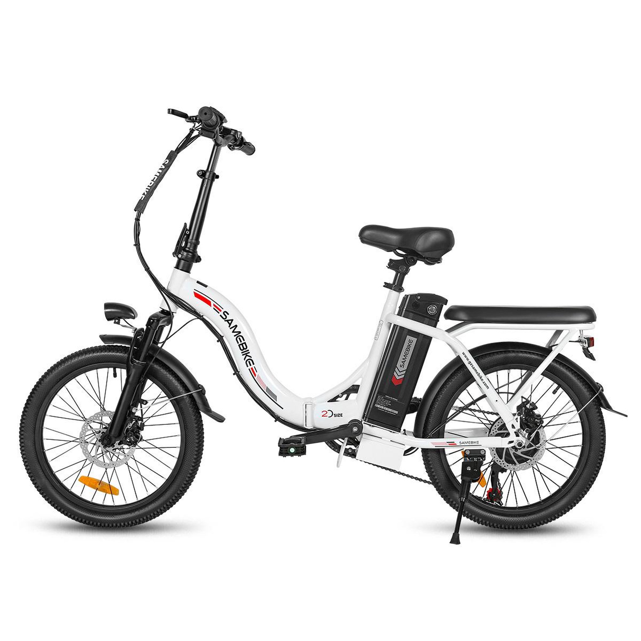 Voir la diapositive 2 : SAMEBIKE Vélo électrique pliant de ville SAMEBIKE CY20
