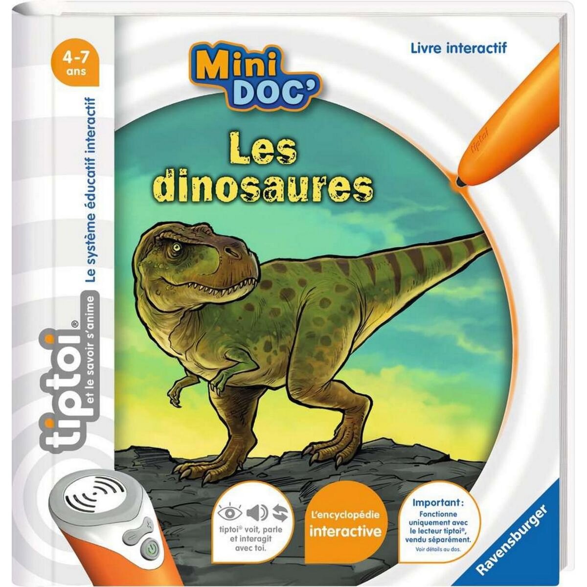 RAVENSBURGER Livre électronique Tiptoi : Les dinosaures