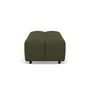 Voir la diapositive 3 : LISA DESIGN Adelaide - pouf en tissu texturé