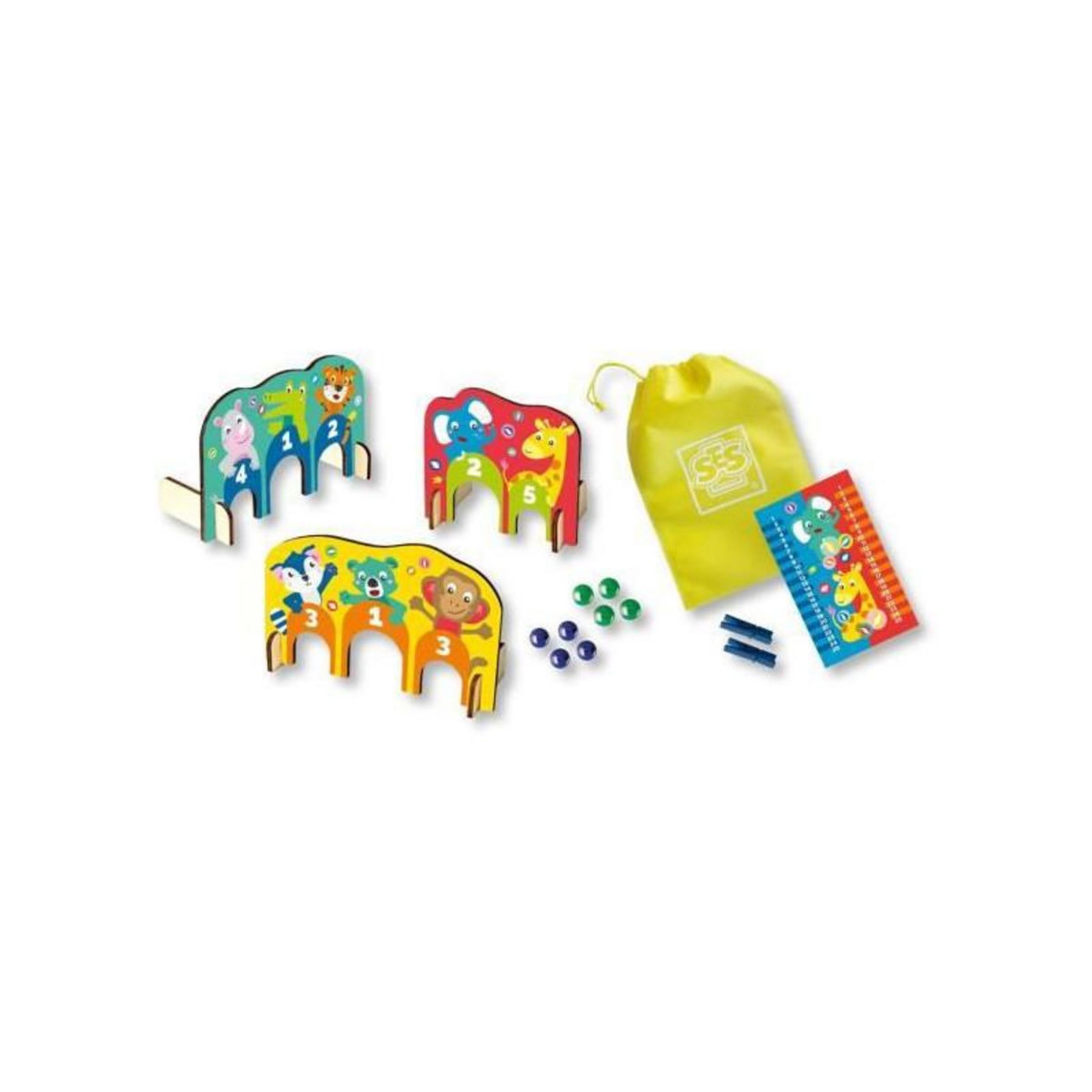 SES Creative Jeu de billes - Arceaux en bois