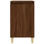 Voir la diapositive 5 : VIDAXL Tables de chevet 2pcs chene marron 40x35x70cm bois d'ingenierie