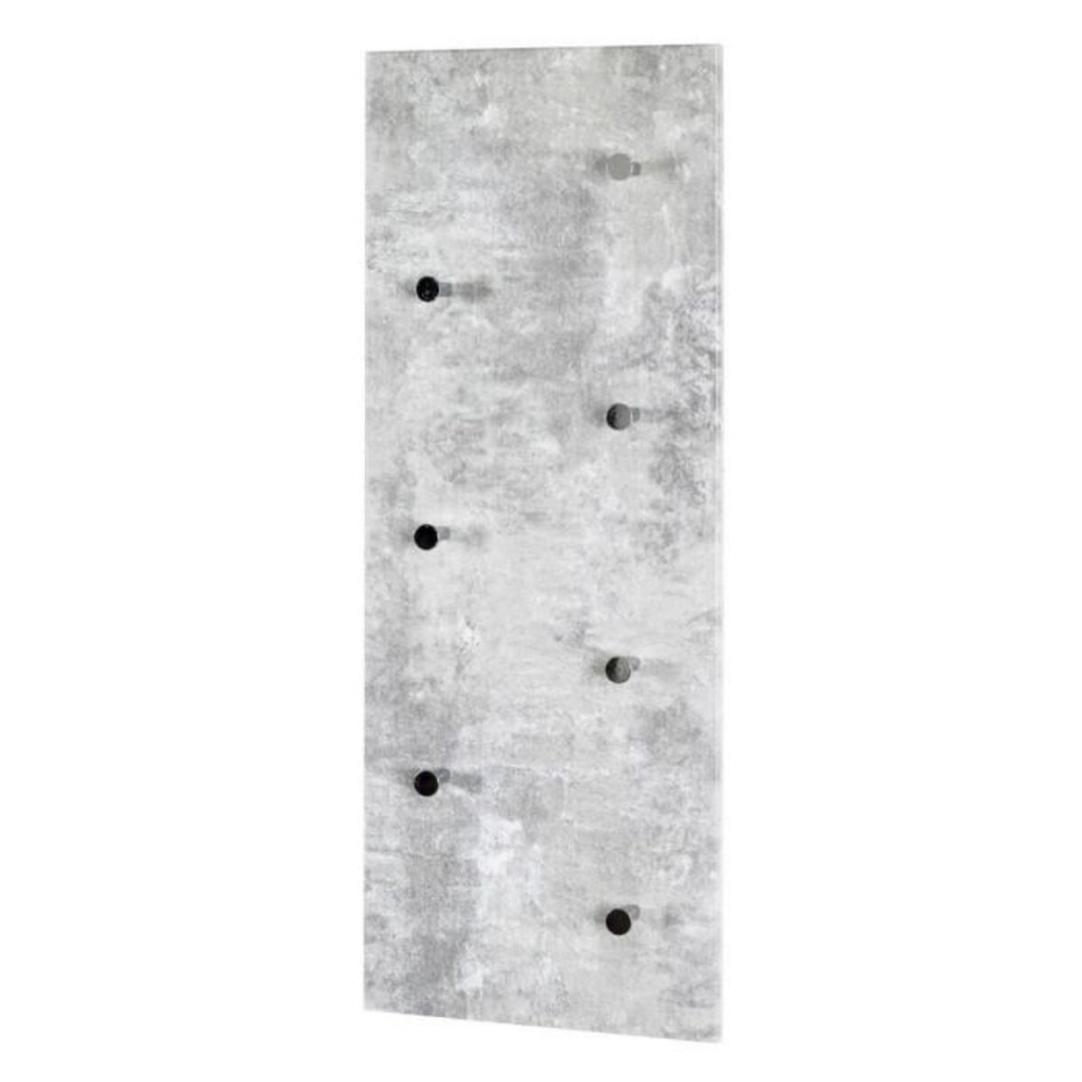 Paris Prix Patère Murale 7 Crochets Déco  Béton  80cm Gris