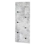 Paris Prix Patère Murale 7 Crochets Déco  Béton  80cm Gris