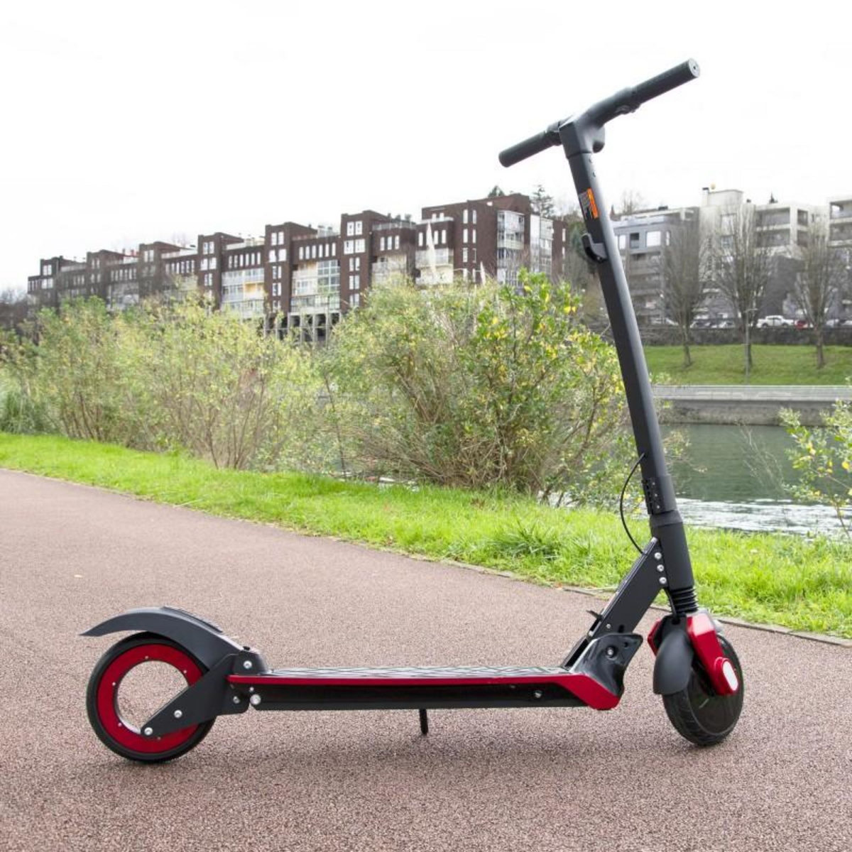 PIKI Trottinette électrique PIKI E-Ride 350W, Pliable - Ecran LED - Batterie Lithium
