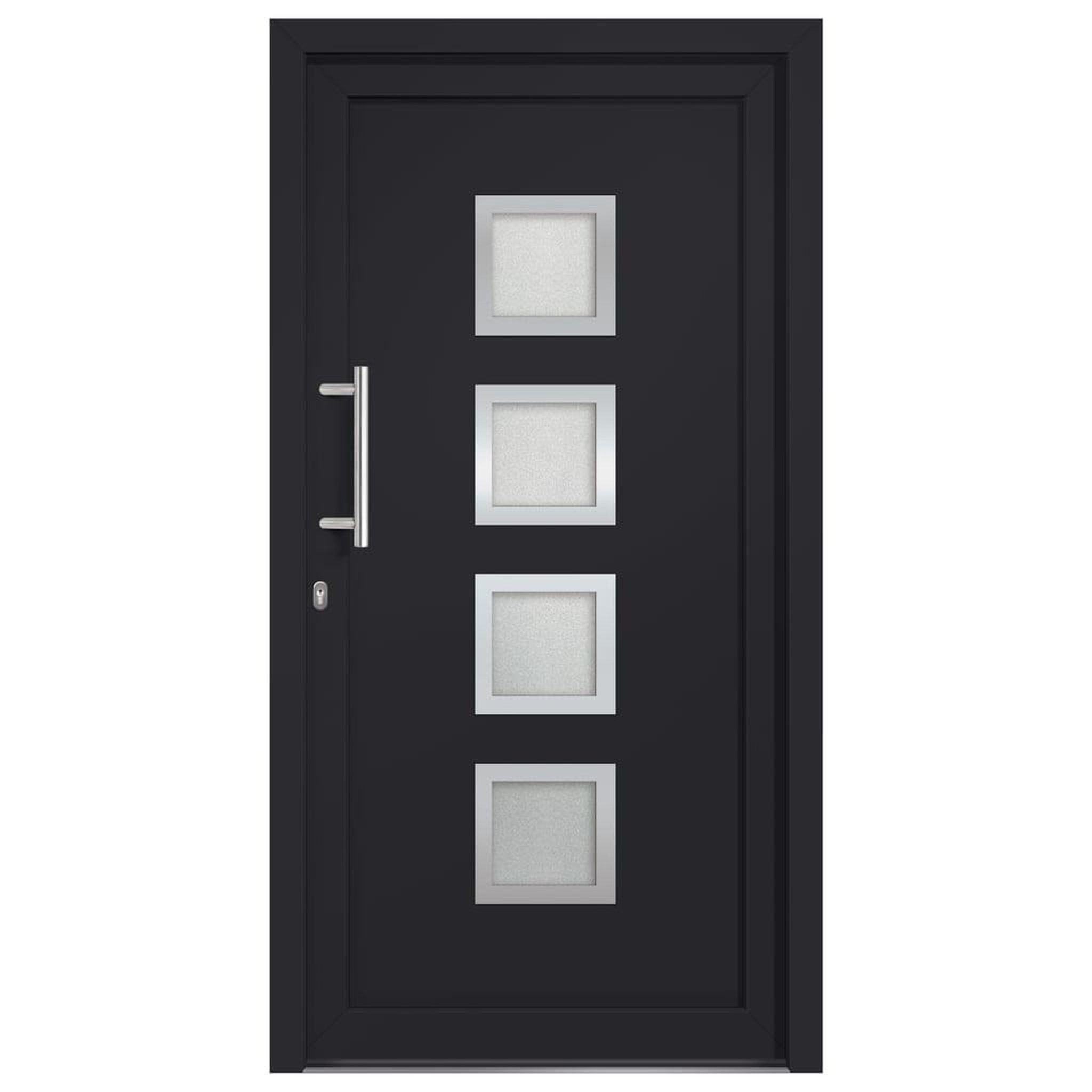 Voir la diapositive 3 : VIDAXL Porte d'entree Anthracite 108x200 cm