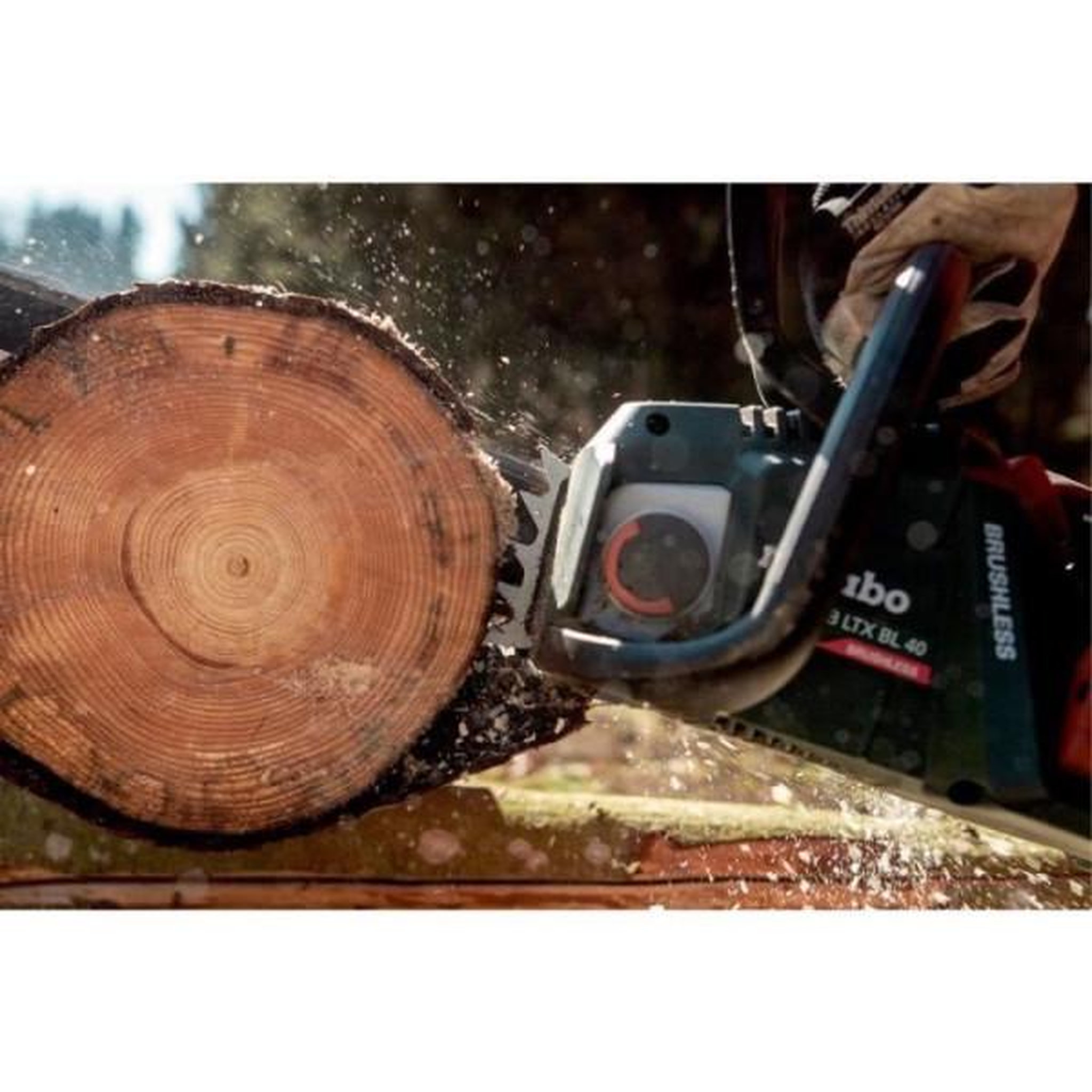 Voir la diapositive 2 : METABO Tronçonneuse sans fil metabo ms 36-18 ltx bl 40 t- 18 v - carton