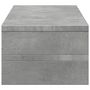 Voir la diapositive 5 : VIDAXL Support de moniteur gris béton 54x22x15 cm bois d ingénierie