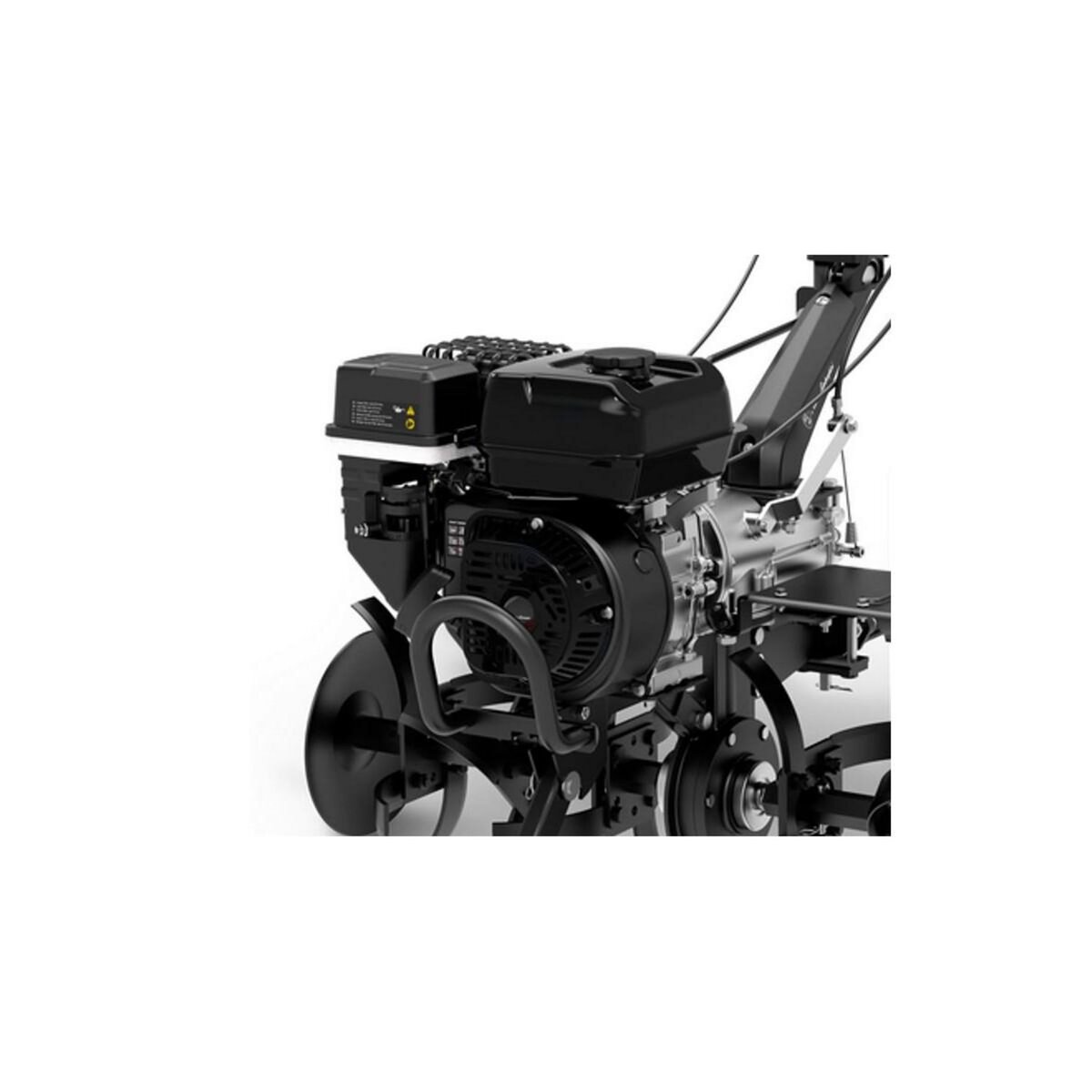 Lamborghini Motoculteur thermique 7CV 4T 202Cm3 Silencieux et sans vibrations Jeux de fraises + 2 disques Lamborghini