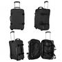 Voir la diapositive 3 : David Jones Sac de voyage cabine à roulettes 35L double compartiment 50cm