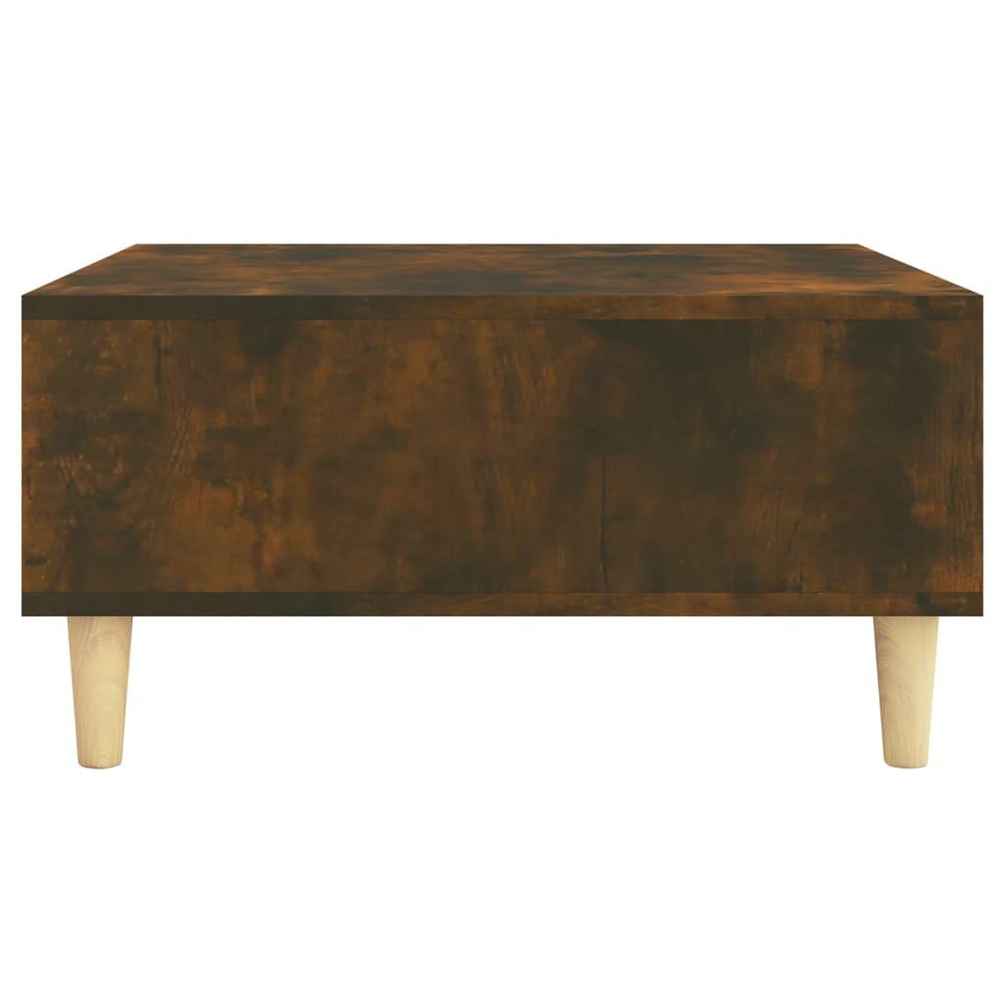 Voir la diapositive 5 : VIDAXL Table basse chene fume 60x60x30 cm bois d'ingenierie