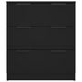 Voir la diapositive 5 : VIDAXL Buffet noir 60x30x70 cm bois d'ingenierie