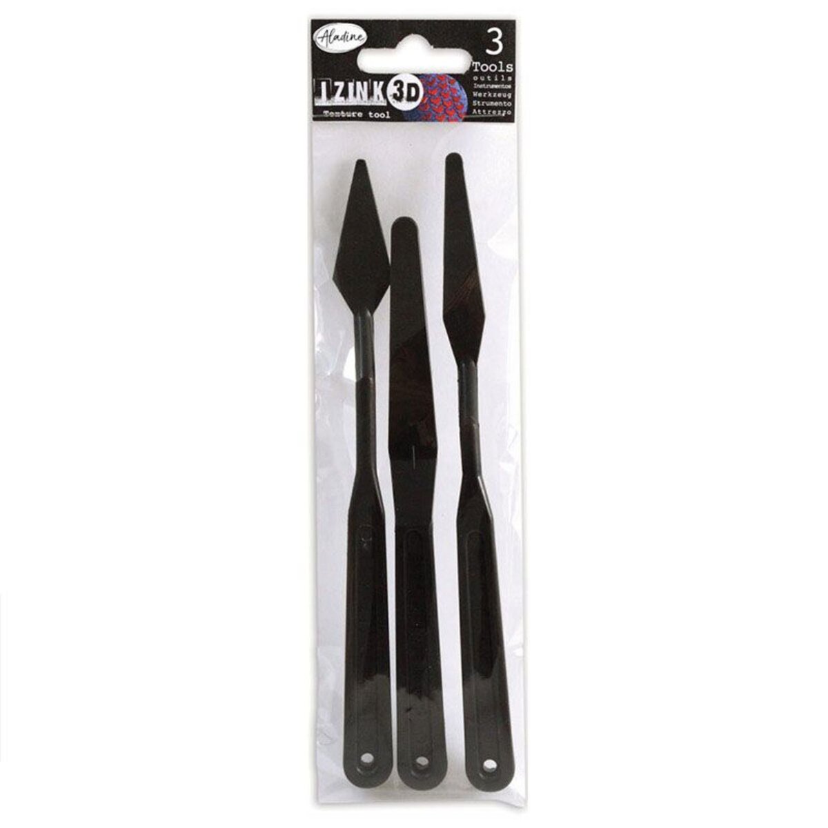 Aladine 3 spatules pour modelage pâte 3D