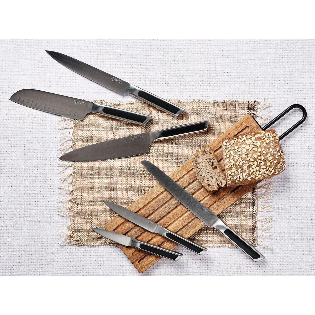 BJORN Planche à pain en bois d'acacia STINE - 39 x 13cm