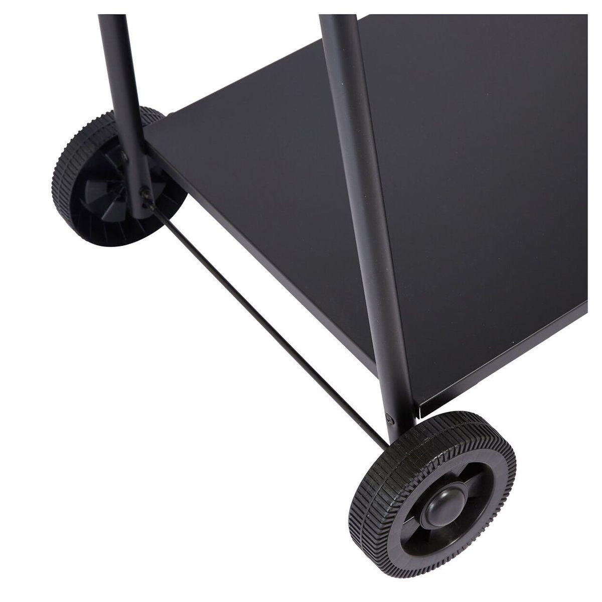 GARDENSTAR Barbecue charbon avec roues - Acier - 125x56x93.5cm