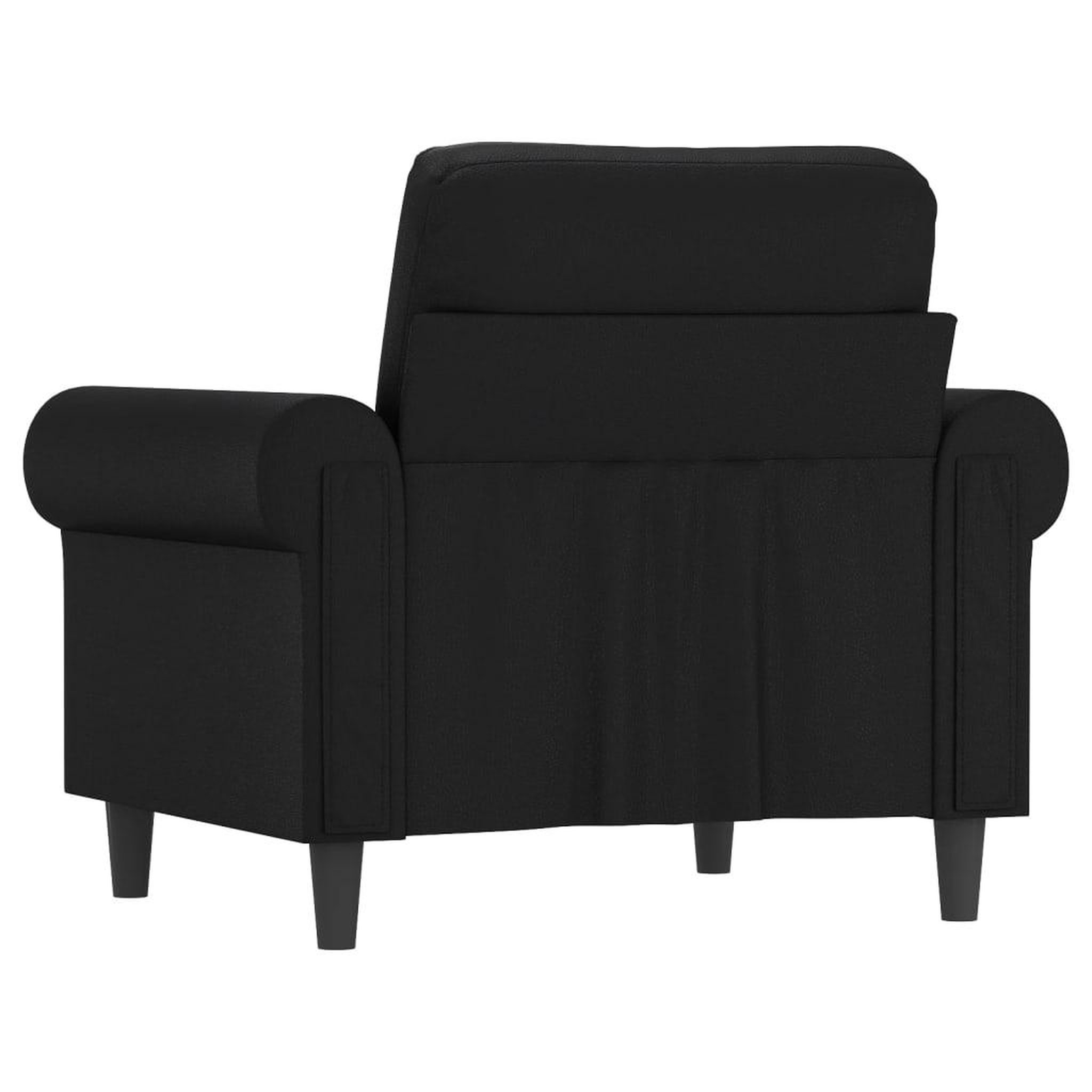 Voir la diapositive 5 : VIDAXL Fauteuil Noir 60 cm Similicuir