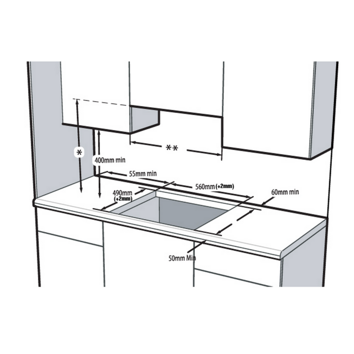 Beko Table de cuissson à induction 60cm 3 feux 7200w noir - hii63201fmtb
