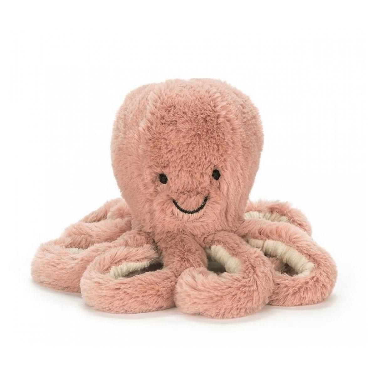 Jellycat Doudou Odell Octopus Little Saumon