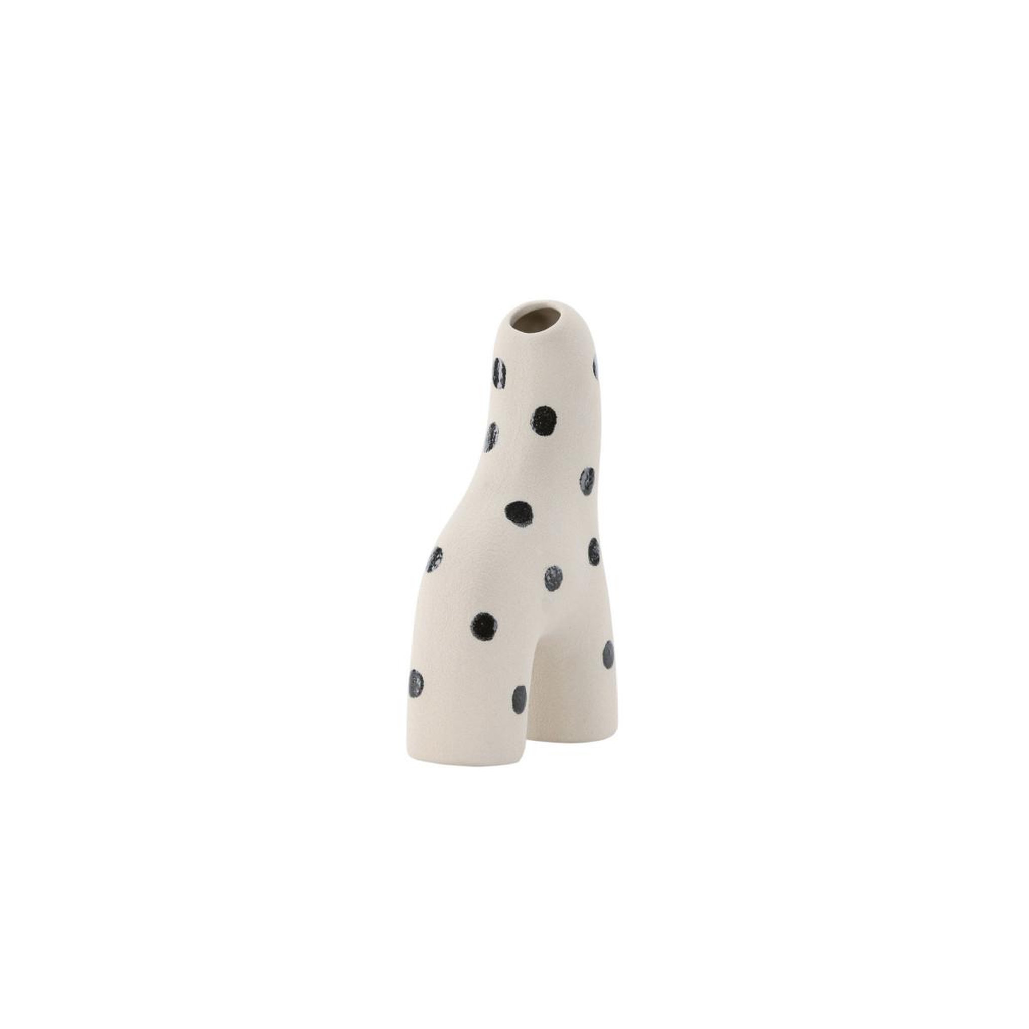Voir la diapositive 4 : Paris Prix Vase design  aya  16cm blanc & noir