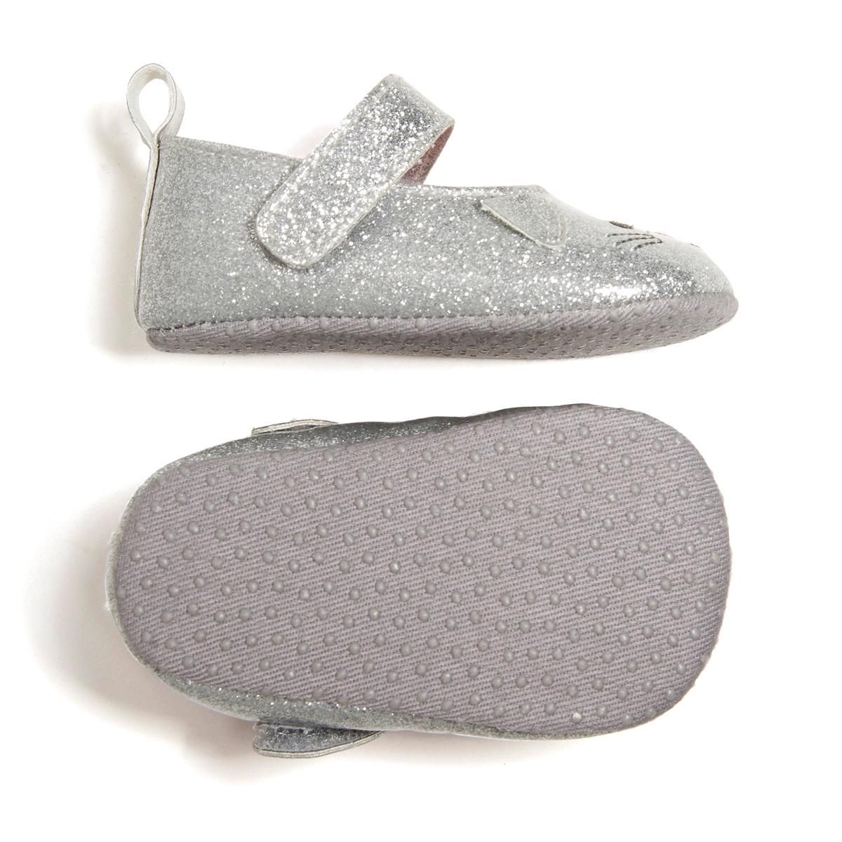 IN EXTENSO Chaussures de naissance souris bébé fille