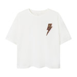 NAME IT T-shirt Blanc Fille Name it Tarima. Coloris disponibles : Blanc
