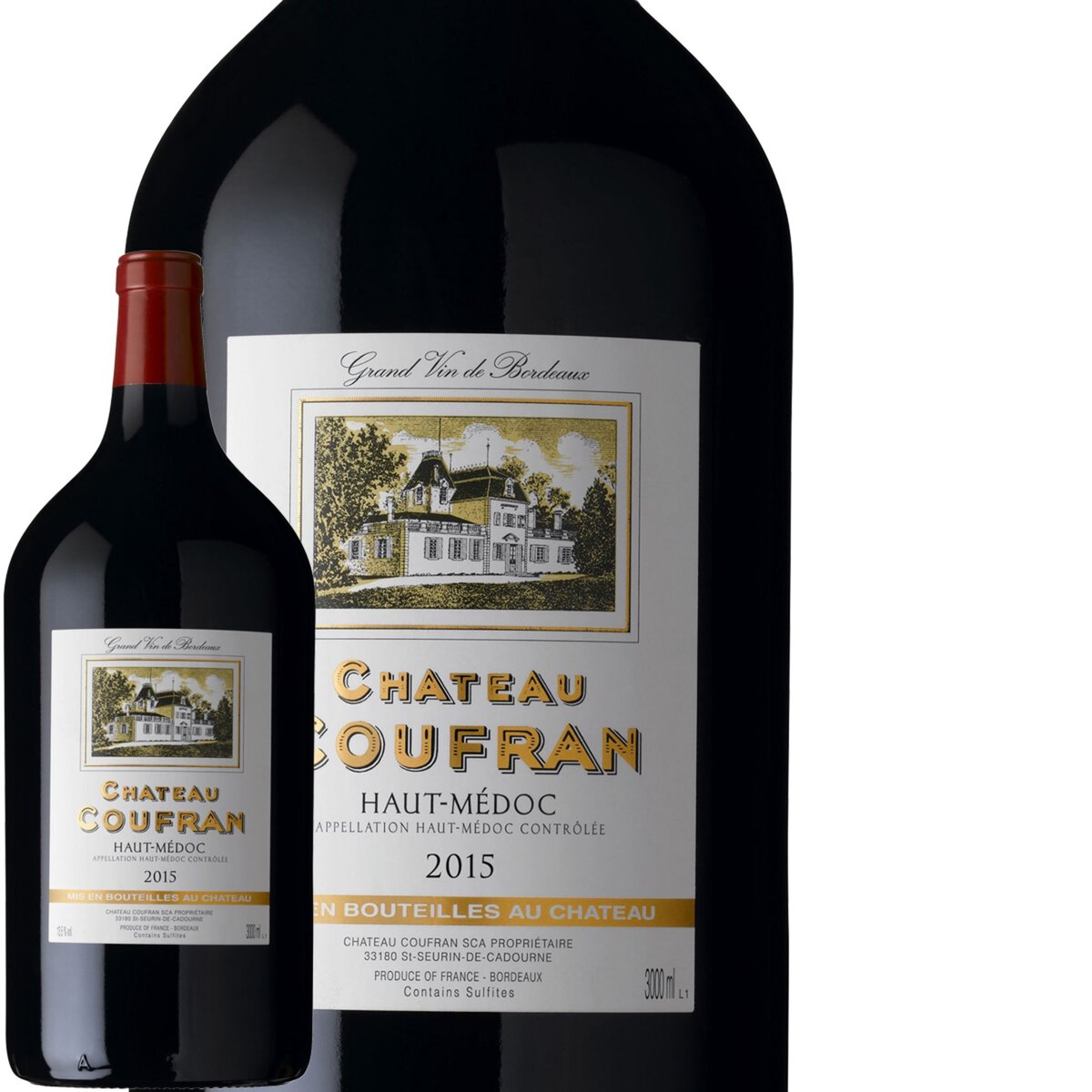 Double magnum Château Coufran Haut-Médoc rouge 2015