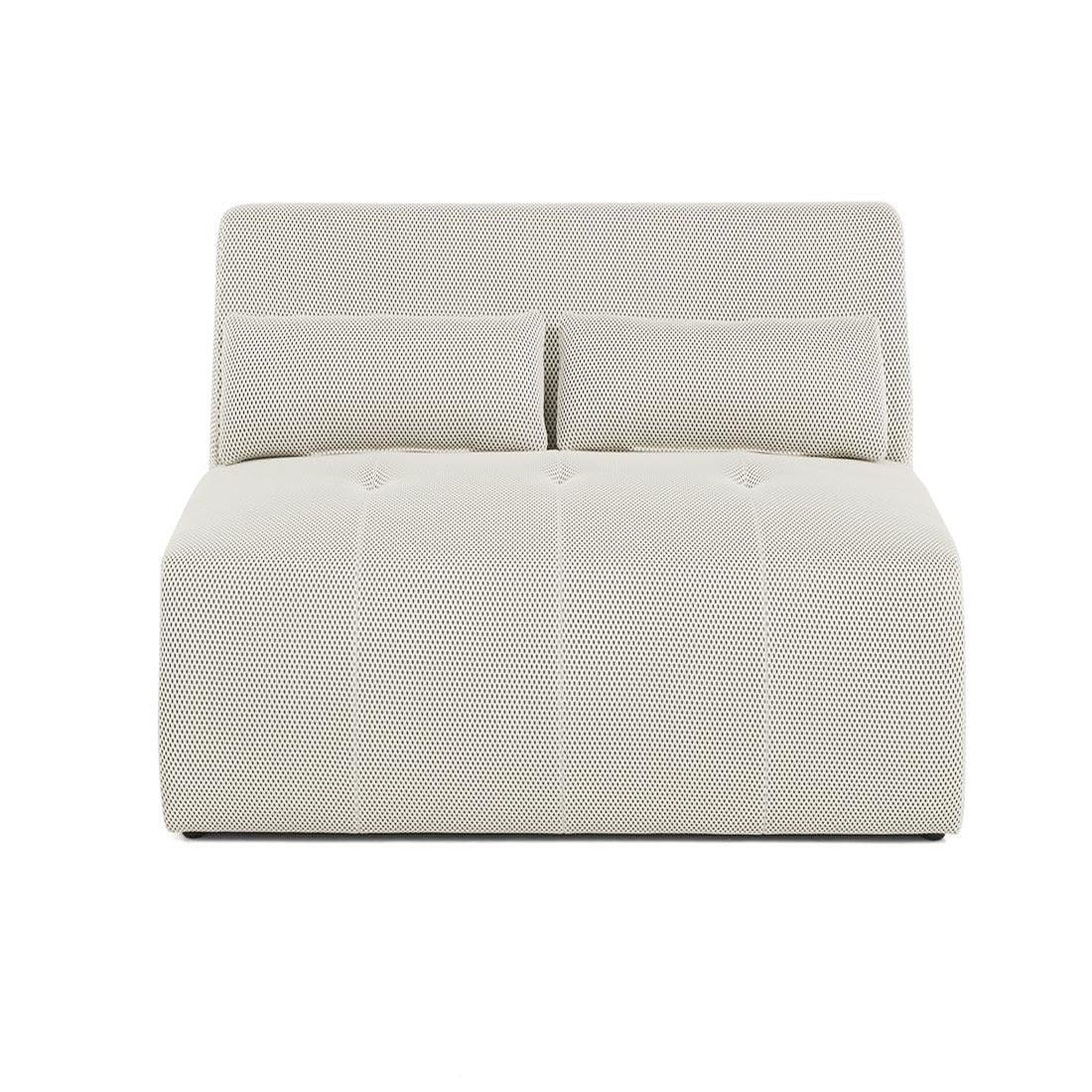 Voir la diapositive 1 : LISA DESIGN Onyx - canapé droit 2 places - en tissu mailles 3d