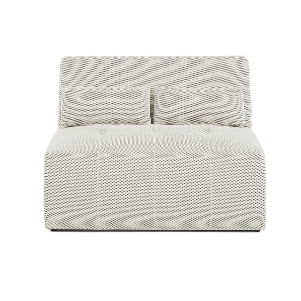 LISA DESIGN Onyx - canapé droit 2 places - en tissu mailles 3d