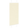 Voir la diapositive 4 : VIDAXL Store plisse creme 65x100 cm largeur du tissu 64,4 cm polyester