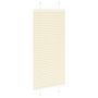 Voir la diapositive 4 : VIDAXL Store plisse creme 65x100 cm largeur du tissu 64,4 cm polyester