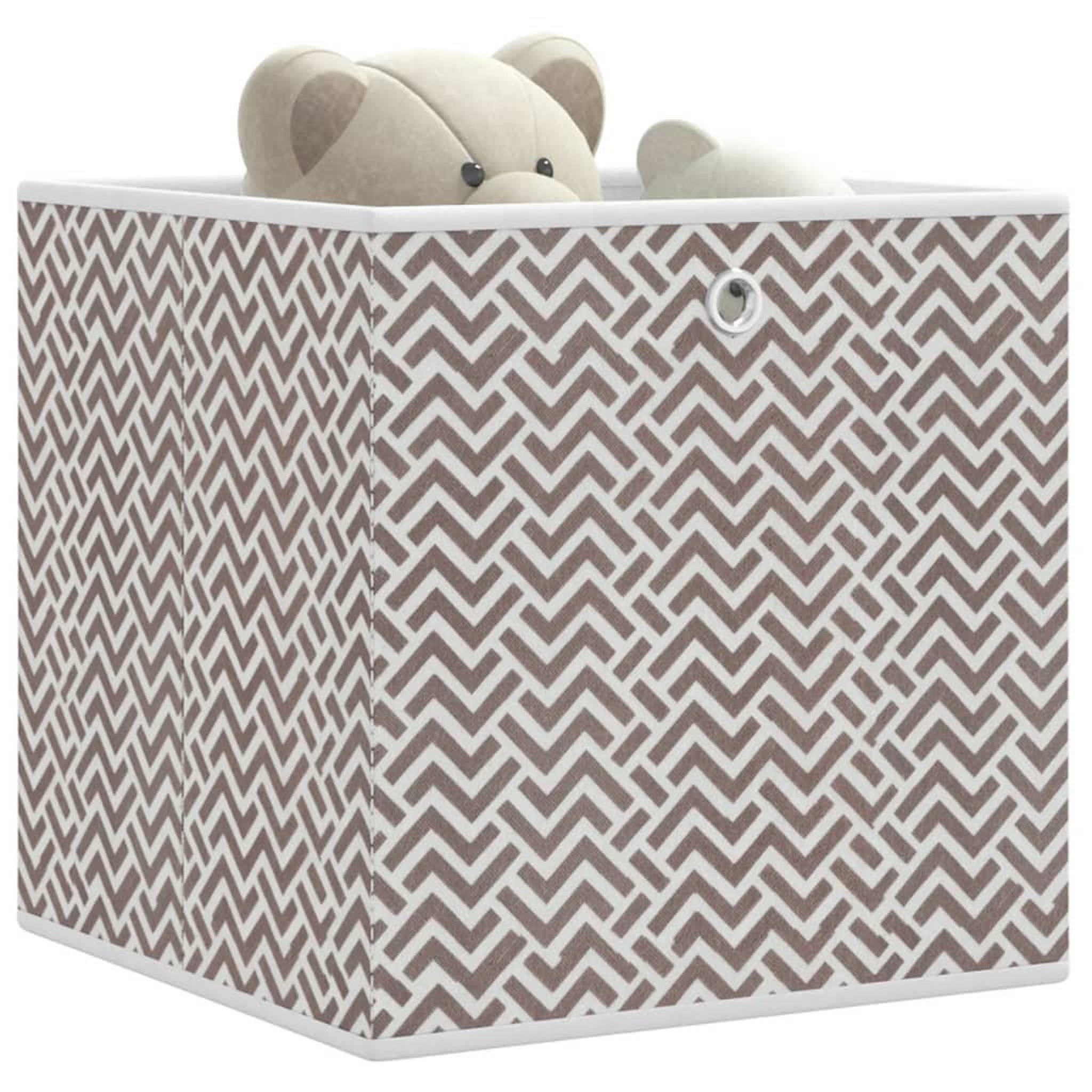 VIDAXL Boîtes de rangement pliables 4 pcs 32x32x32 cm tissu intisse
