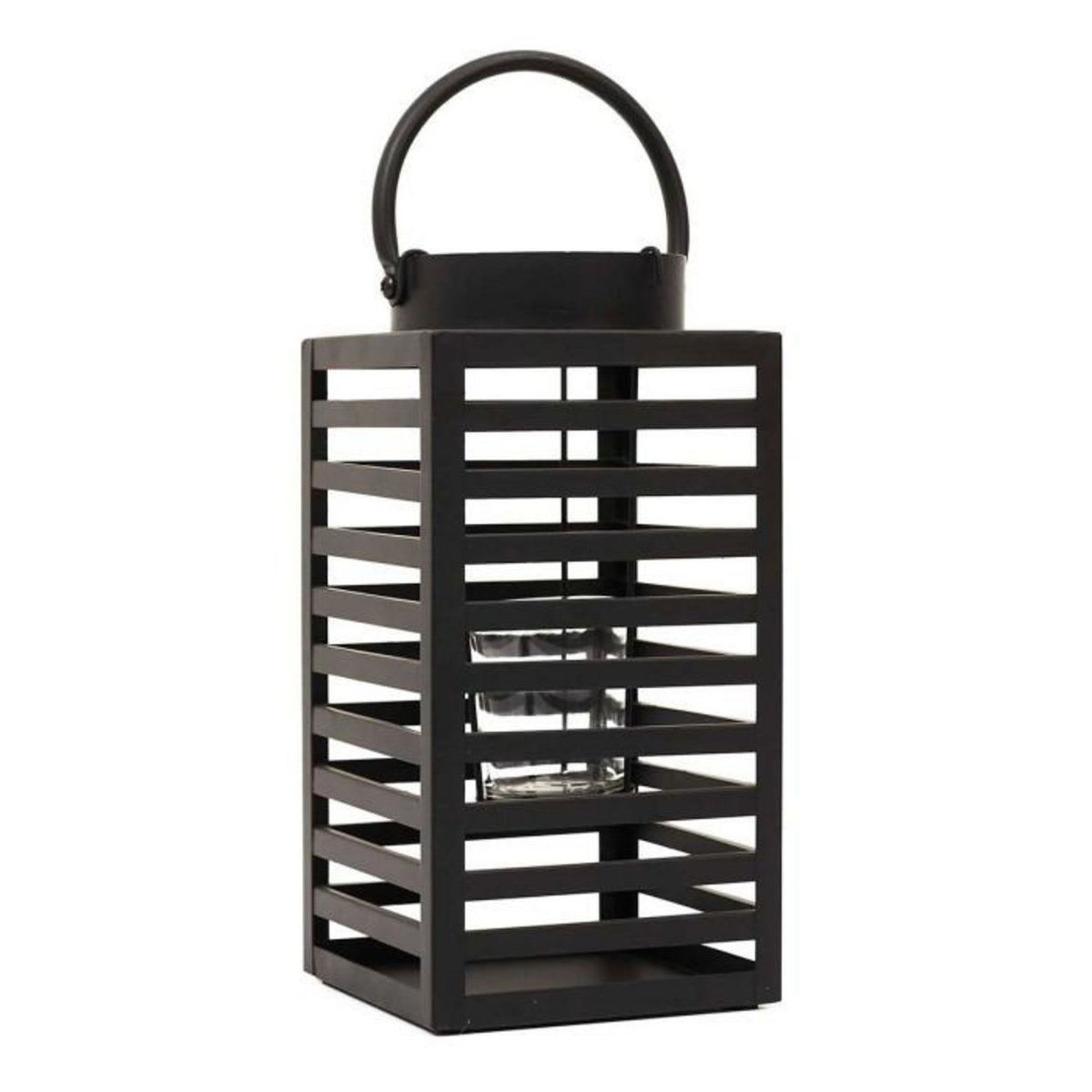 Paris Prix Lanterne Design en Métal  Black Forest  24cm Noir