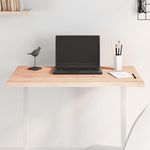 VIDAXL Dessus de table bois massif non traite bordure assortie