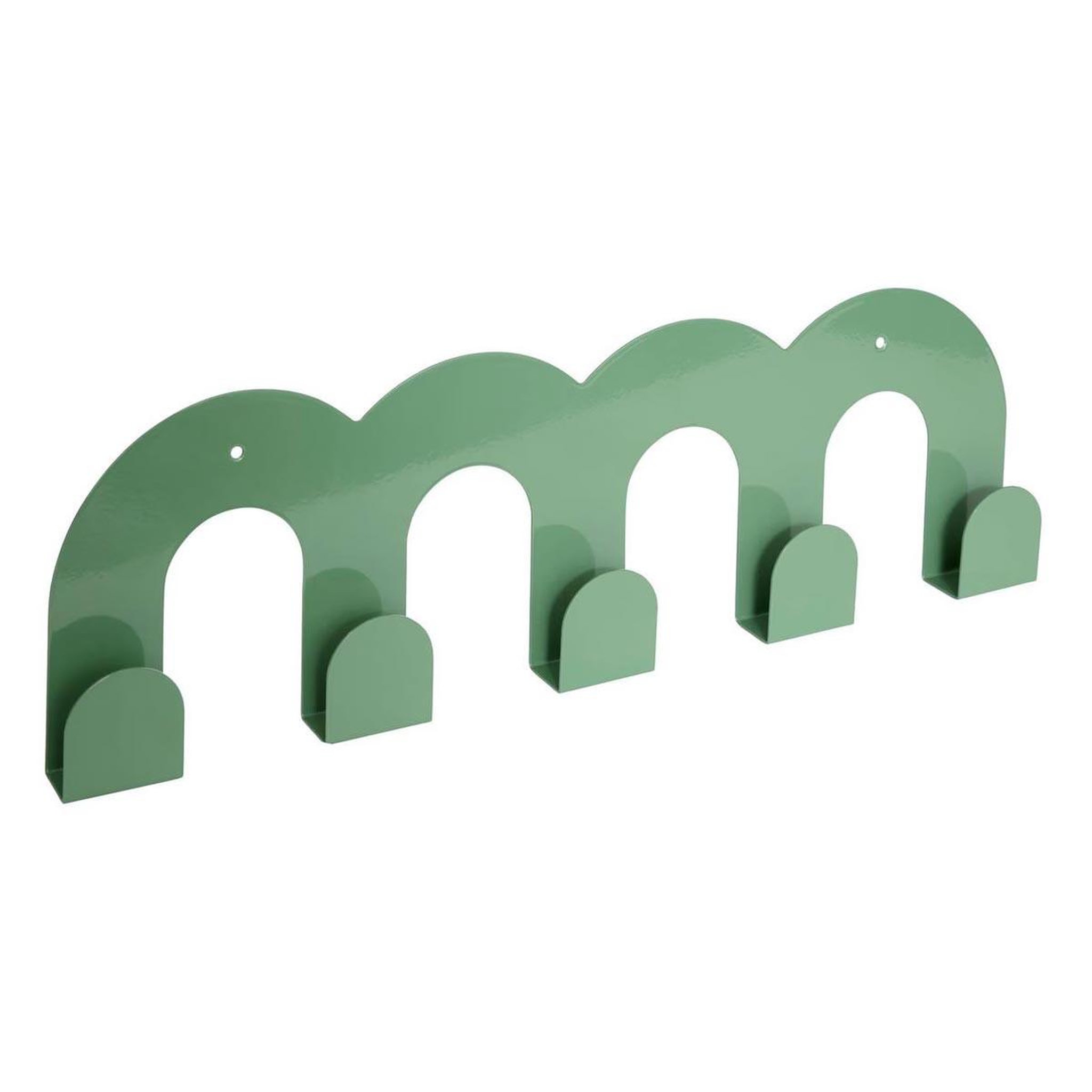 ATMOSPHERA Patère murale 5 crochets  callista  50cm vert
