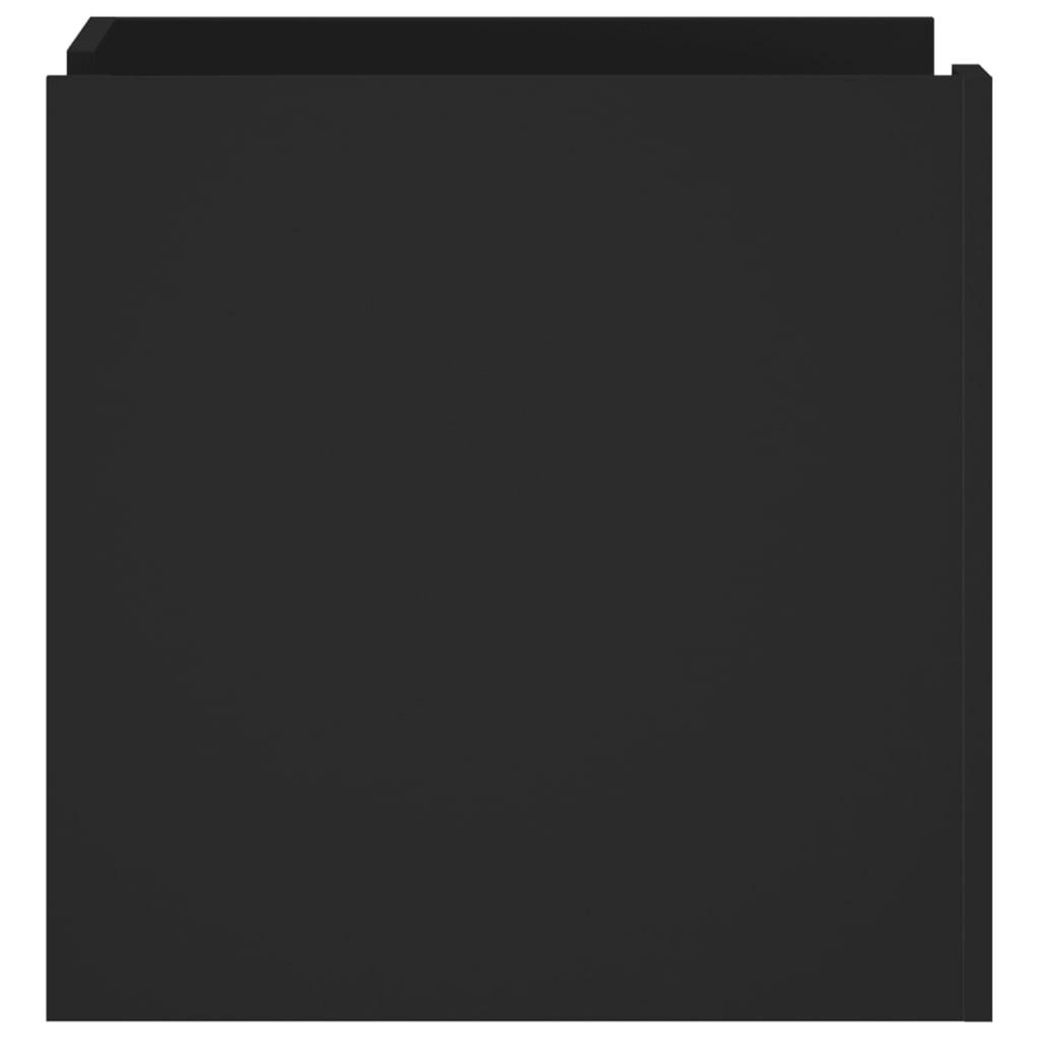 Voir la diapositive 5 : VIDAXL Table de chevet noir 45x50x50 cm bois d'ingenierie