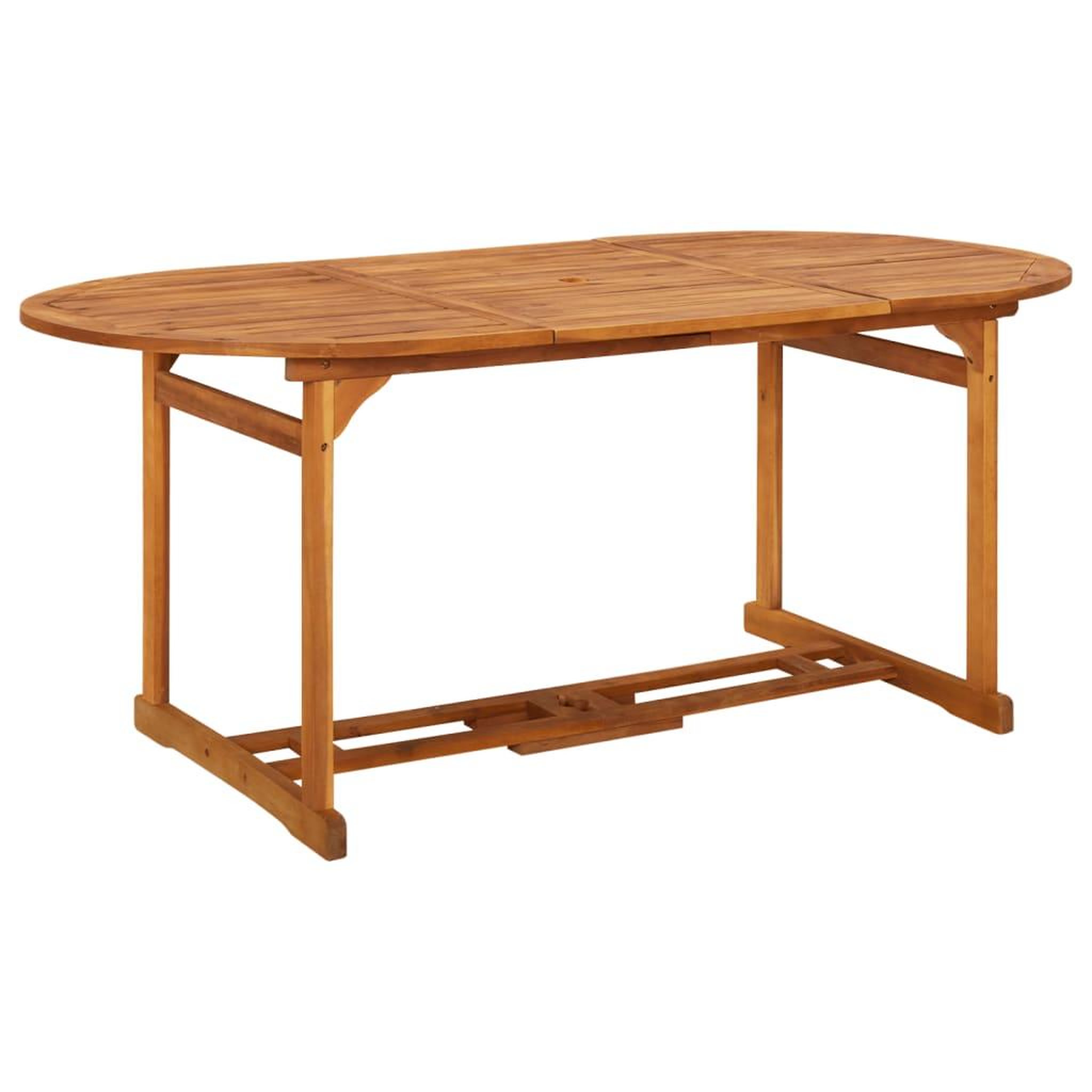 Voir la diapositive 1 : VIDAXL Table a dîner de jardin 180x90x75 cm Bois d'acacia solide