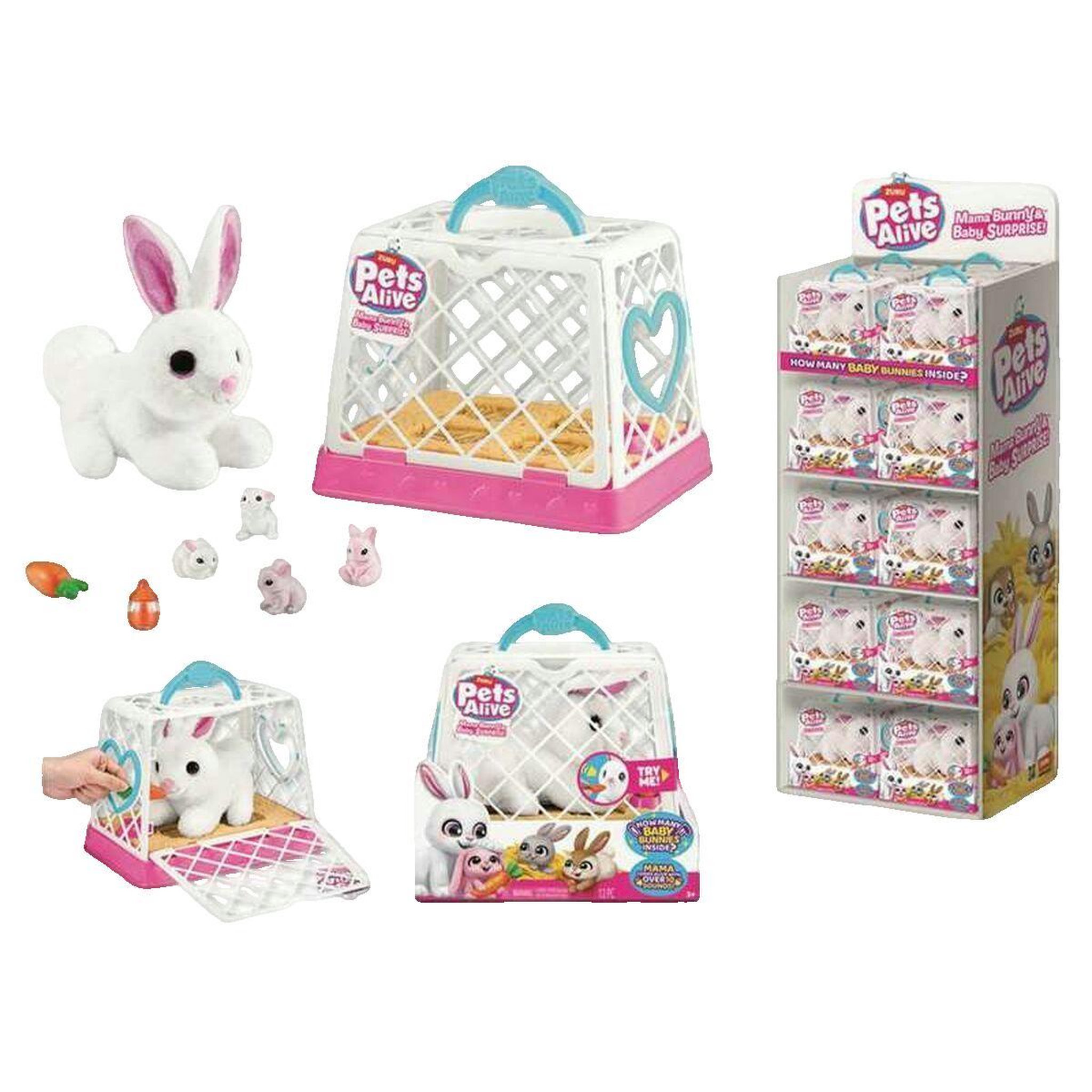 ZURU Peluche interactive Zuru Pets Alive Maman Bunny