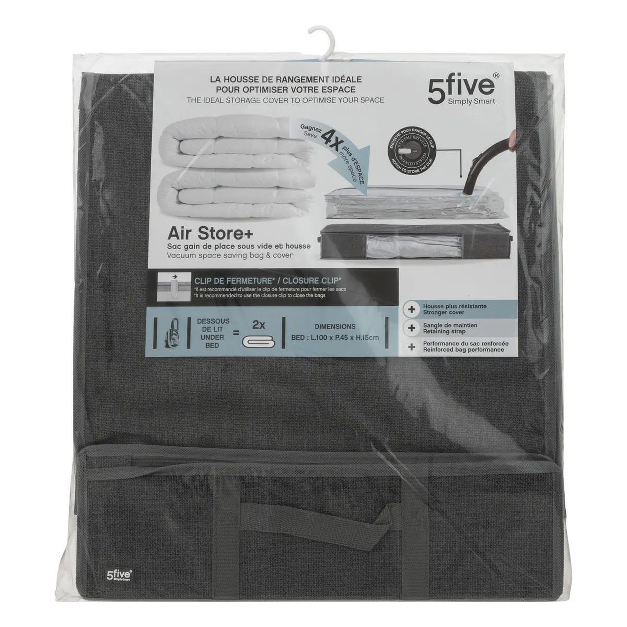 Voir la diapositive 6 : FIVE Sac de compression aix-store modèle petite taille - noir