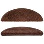 Voir la diapositive 4 : VIDAXL Tapis d'escalier 15 pcs marron 56x17x3 cm