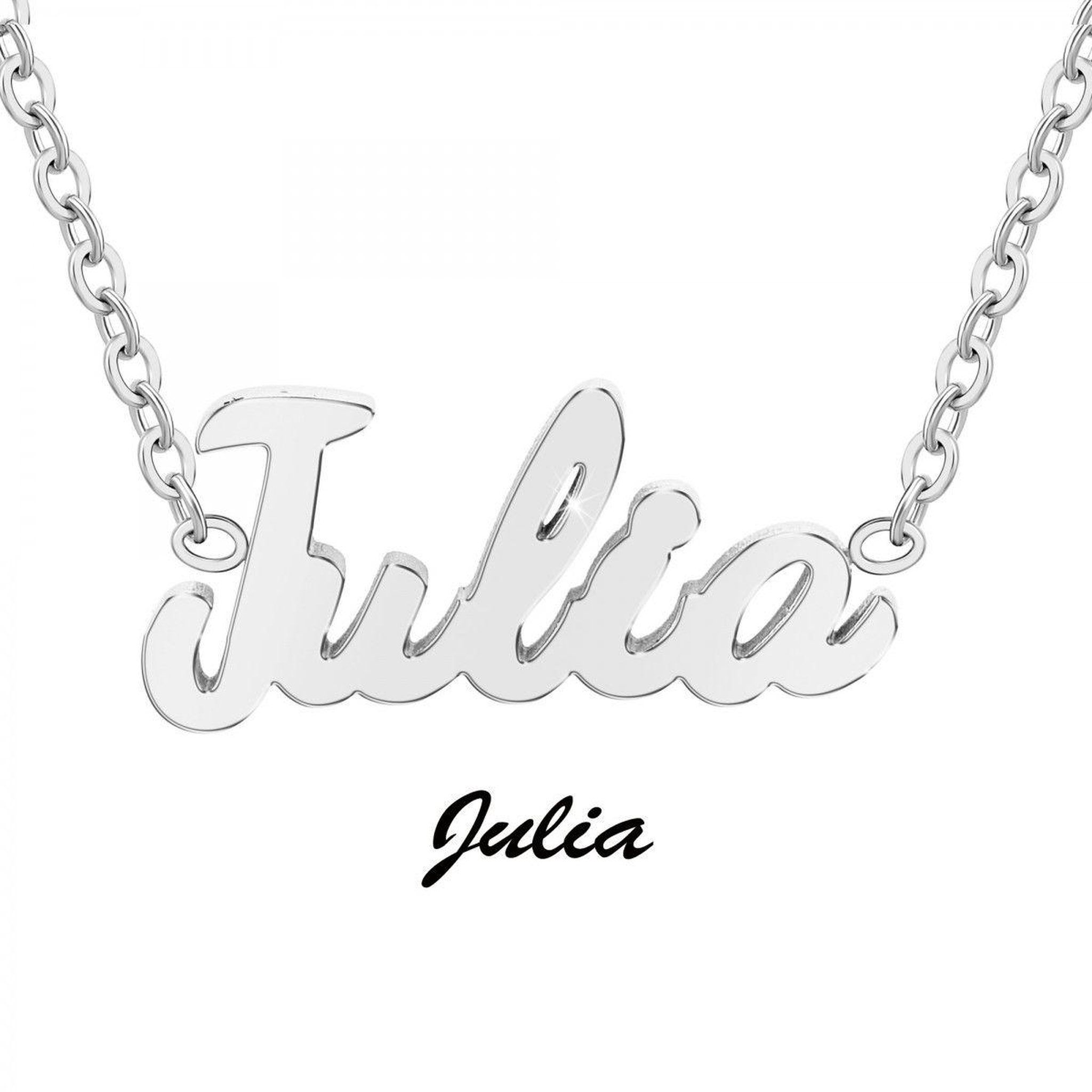 Voir la diapositive 3 : SC CRYSTAL Julia - Collier prénom