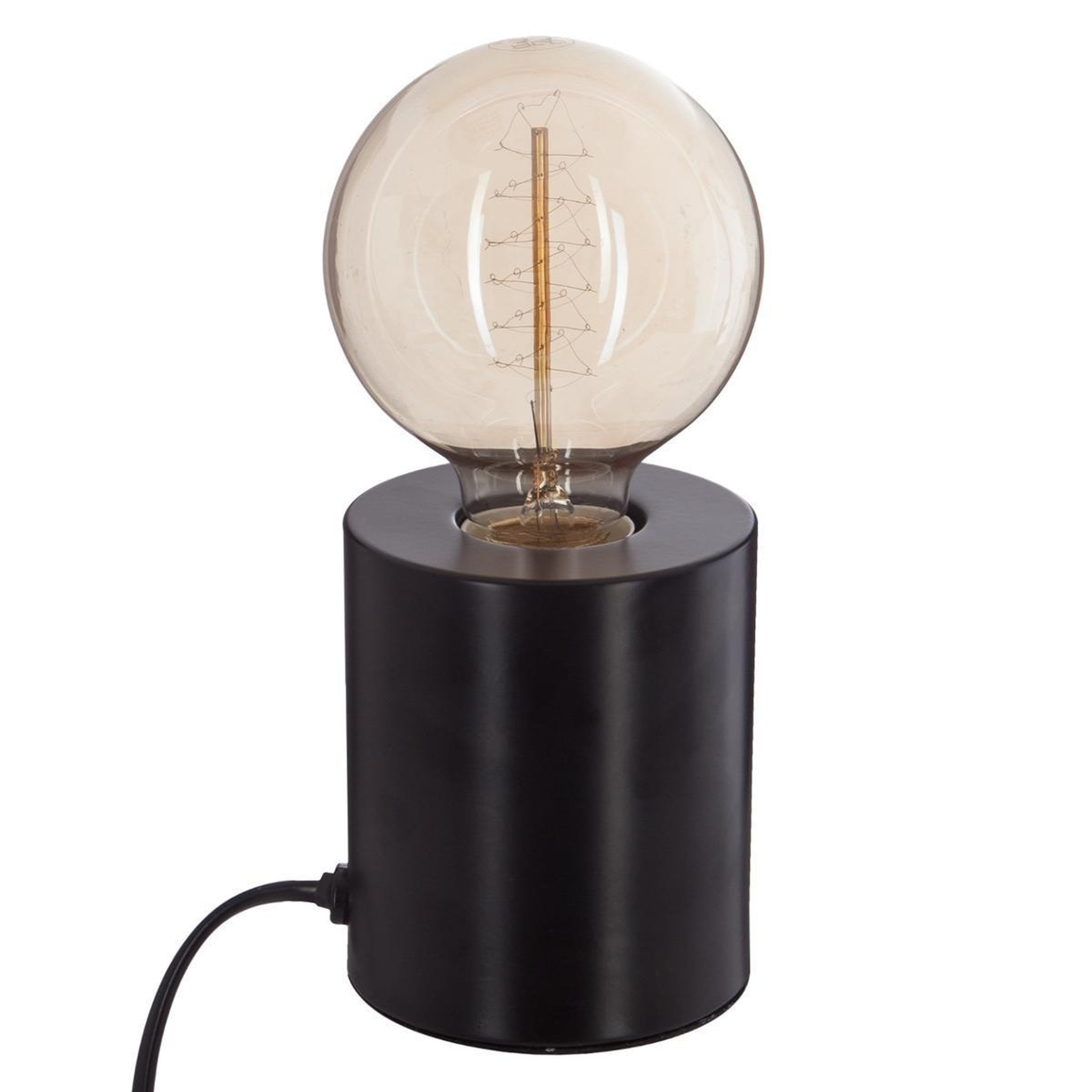 Voir la diapositive 1 : ATMOSPHERA Lampe à Poser  Tube  10cm Noir