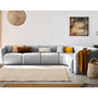 Voir la diapositive 1 : LISA DESIGN Ikare - canapé modulable d'angle droit - 6 places - en tissu