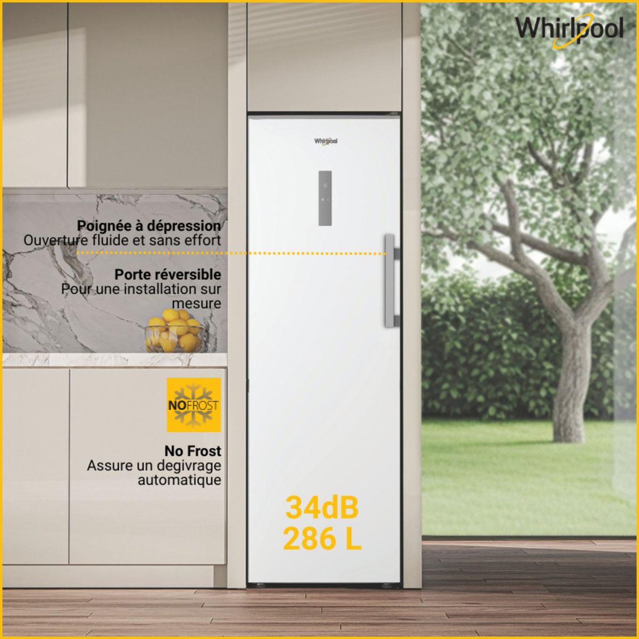 Voir la diapositive 4 : Whirlpool Congélateur armoire WHMFF6314W6E