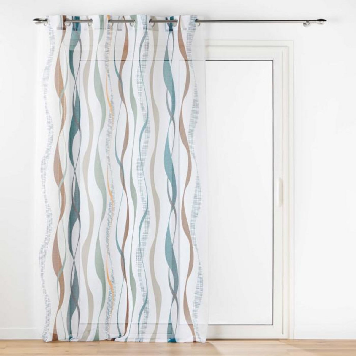 Paris Prix Rideau Voilage à Œillets  Lisana  140x280cm Multicolore