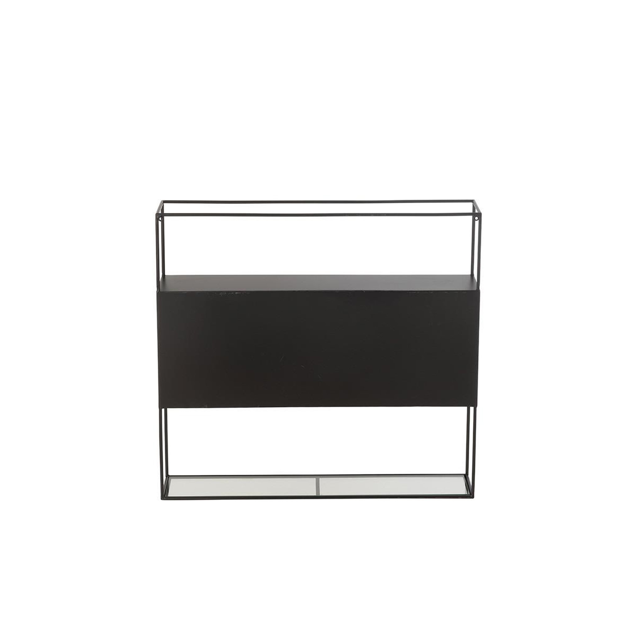 Voir la diapositive 3 : J-LINE Console en métal  maryanne  80cm noir