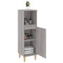 Voir la diapositive 4 : VIDAXL Armoire salle de bain sonoma gris 30x30x100 cm