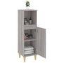 Voir la diapositive 4 : VIDAXL Armoire salle de bain sonoma gris 30x30x100 cm