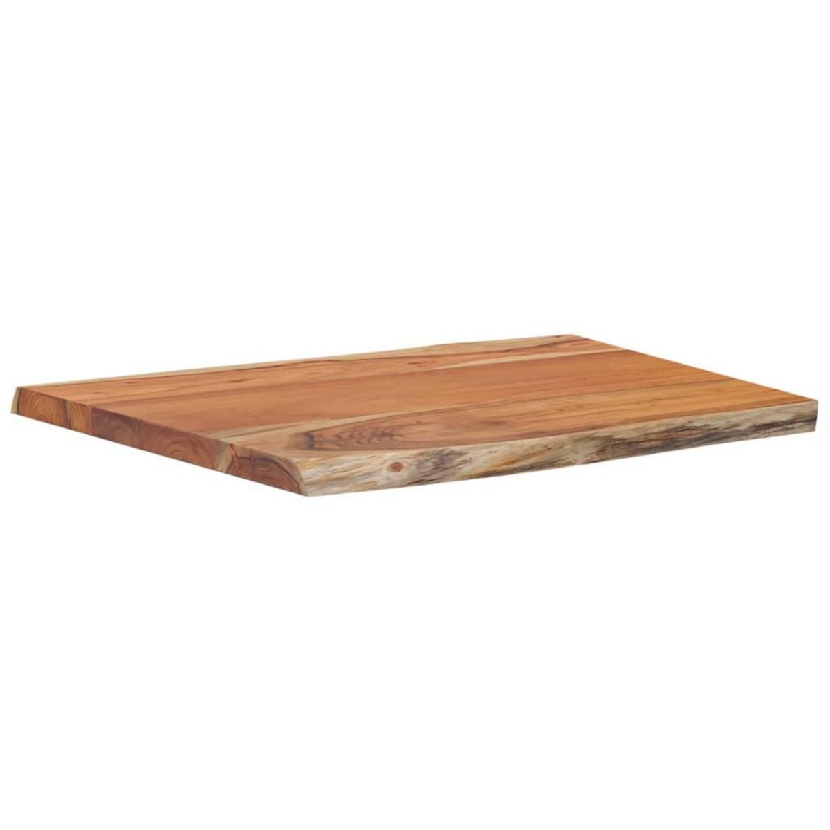 VIDAXL Dessus de table 70x60x2,5 cm rectangulaire bois massif acacia